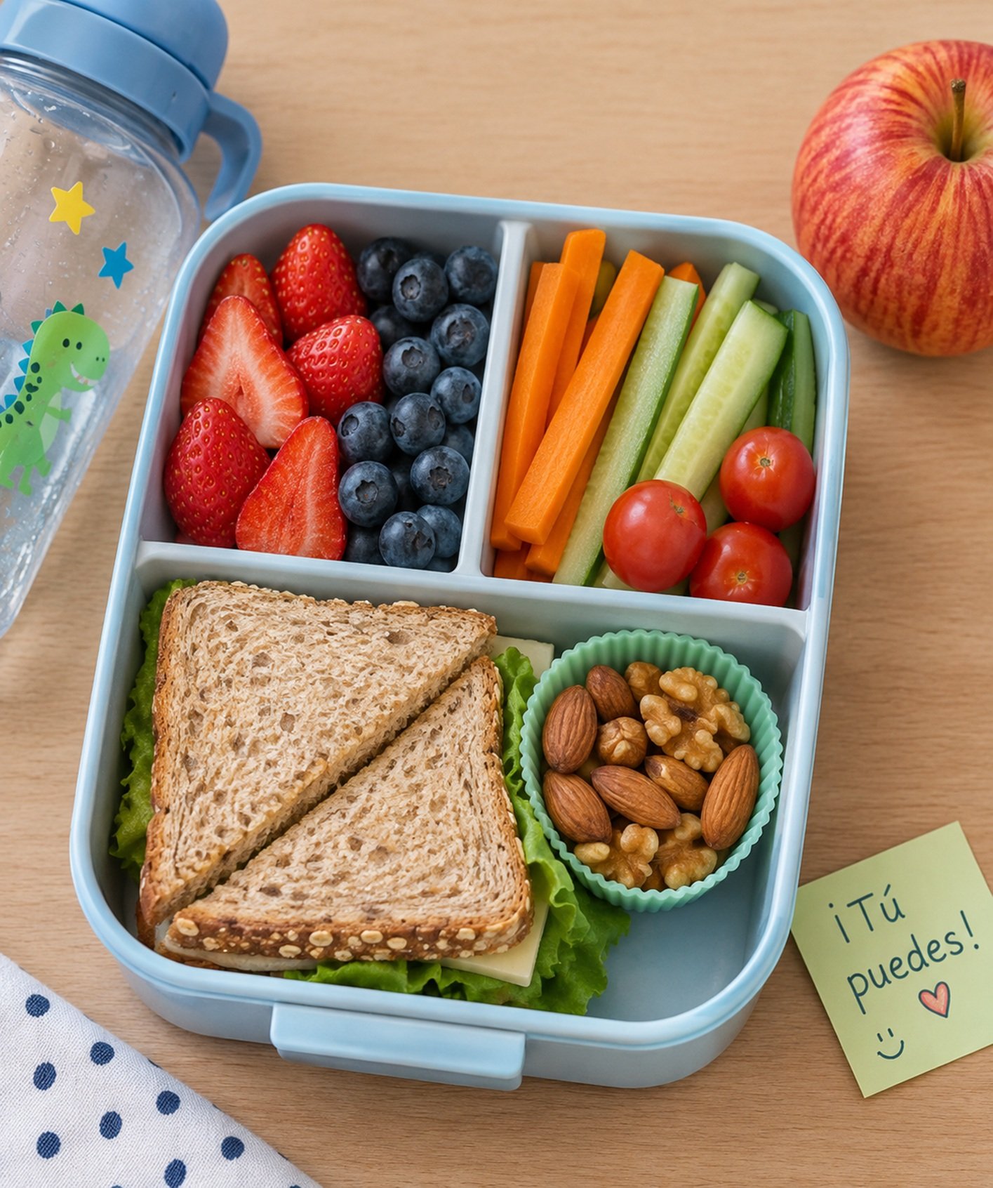 Cómo armar una vianda saludable para nuestros hijos (y que la disfruten)