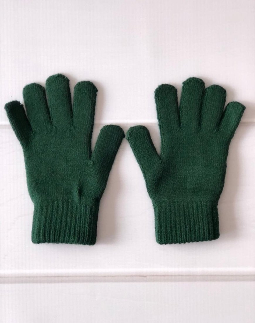 guantes verdes